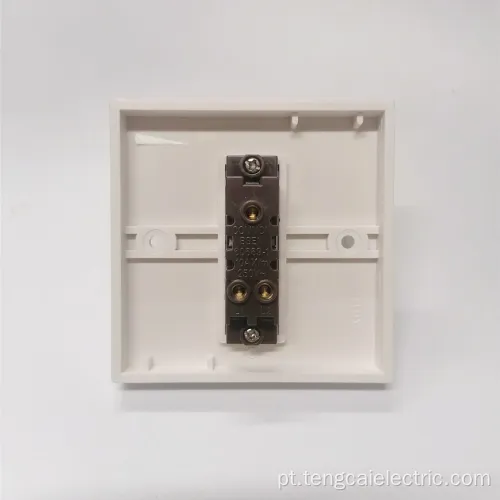 Soquete de interruptor de luz de parede 1 gangue 2 caminho